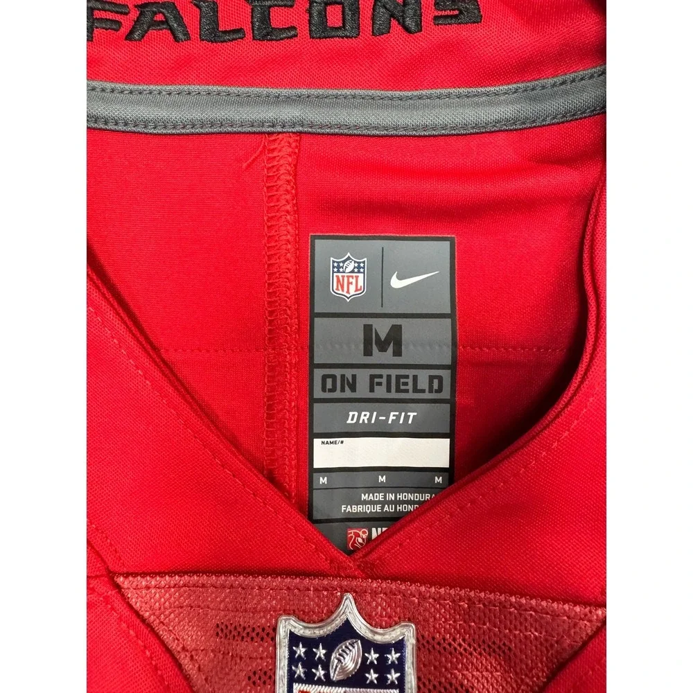 Mens Nike Julio Jones #11 Atlanta Falcons Elite Home Red Size M